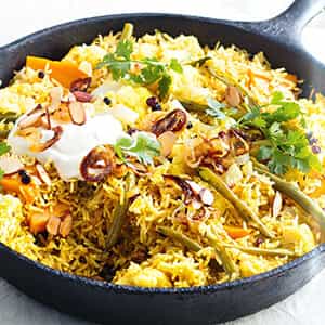Vegetarian Biryani, canada's best biryani