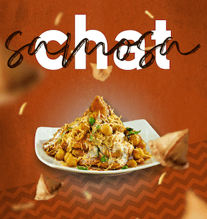 Samosa,Deep fried crispy flour snack with savoury filling of spiced potatoes, onions and peas